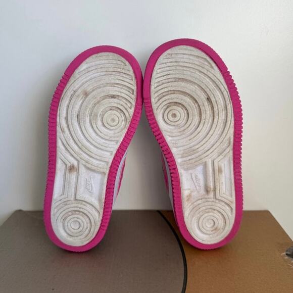 Nike Air Force 1 Low Easyon Pink/White Kids Sneakers - SZ 12.5 C - Picture 12 of 12